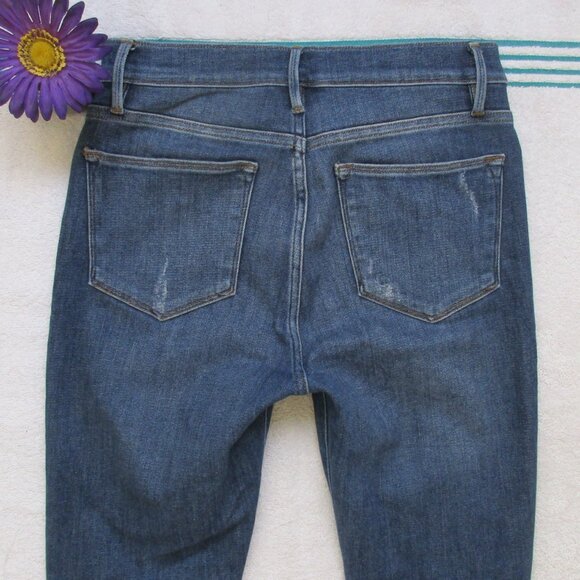 FRAME Denim Jeans Size 28 Le High Skinny Distressed - Picture 8 of 13